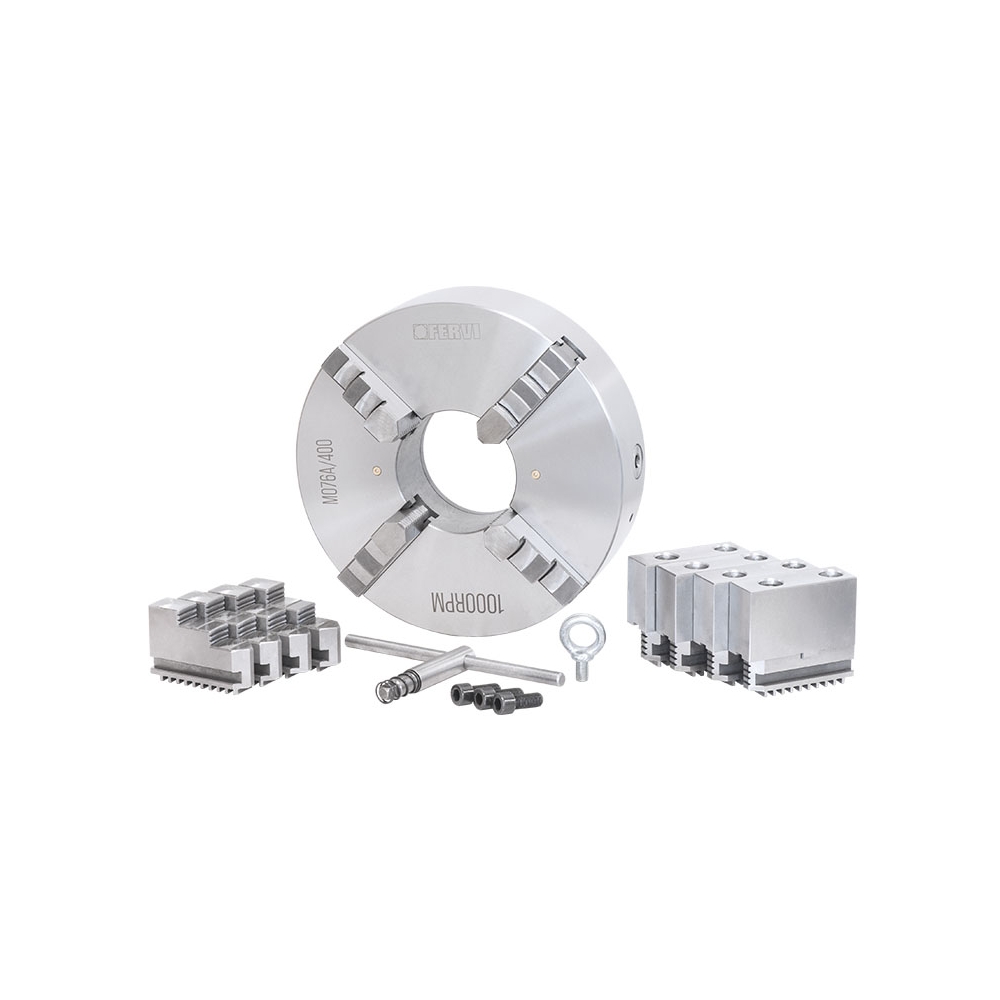 Mandrino autocentrante di precisione 4+4+4 griffe FERVI M076A/400 -2