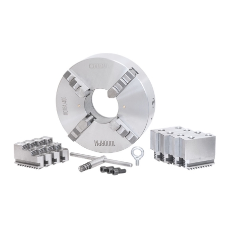 Mandrino autocentrante di precisione 4+4+4 griffe FERVI M076A/400 -2