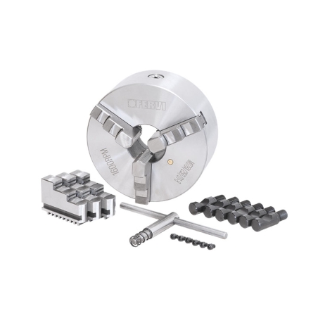 Mandrino a 3+3 griffe autocentrante di precisione Camlock FERVI M078A/250/D1-8 -1