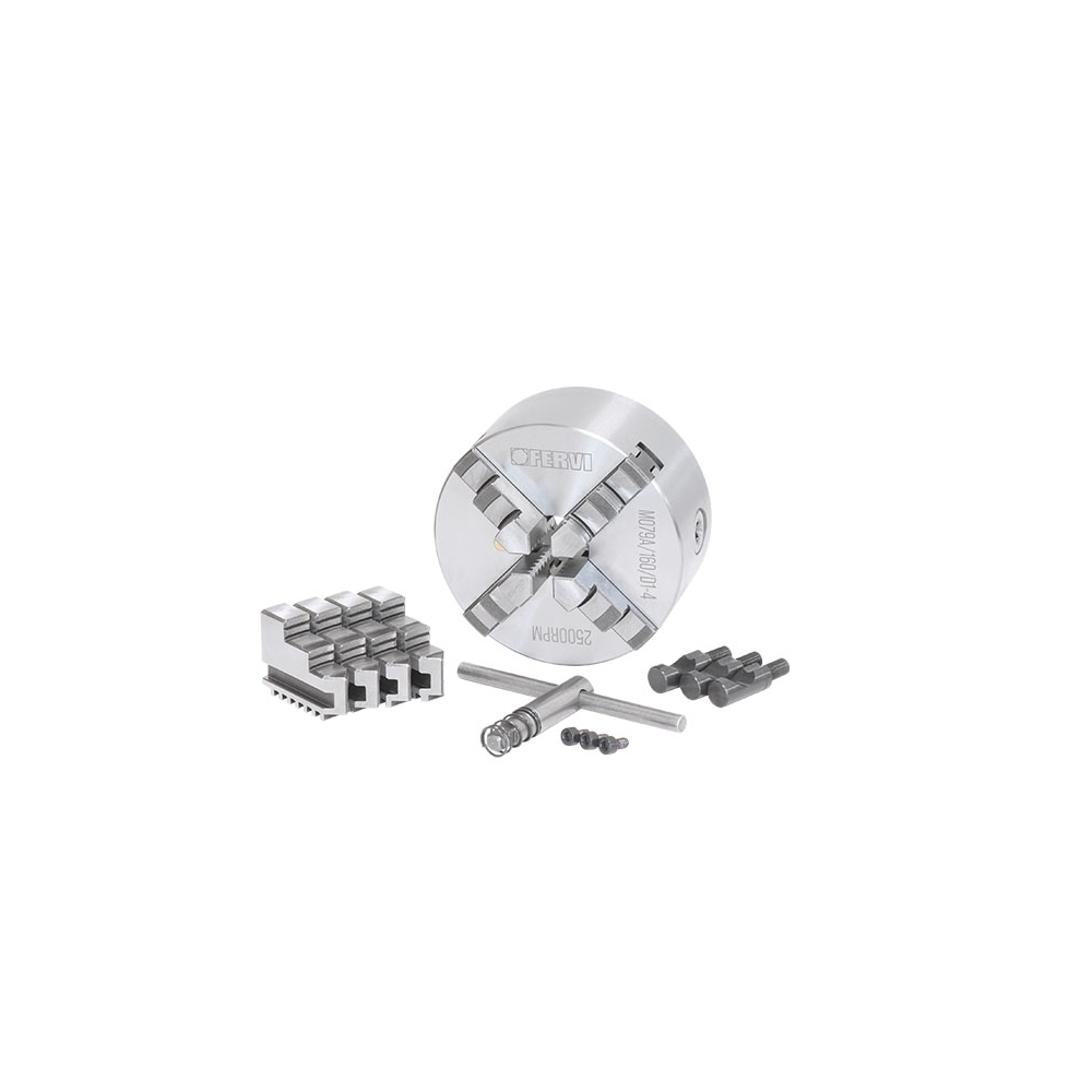 Mandrino a 4+4 griffe autocentrante di precisione Camlock FERVI M079A/160/D1-4 -3
