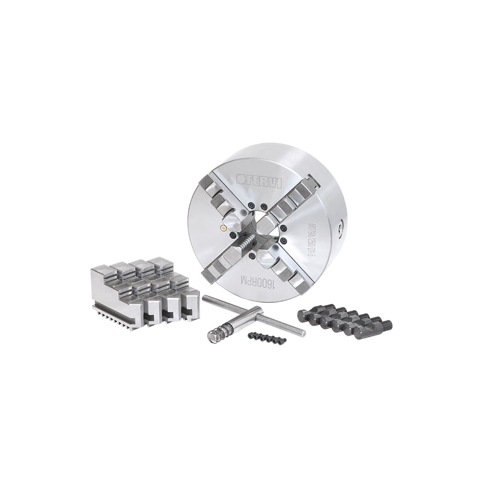 Mandrino a 4+4 griffe autocentrante di precisione Camlock FERVI M079A/250/D1-5 -2