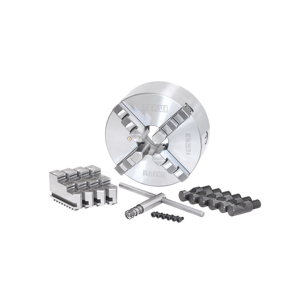 Mandrino a 4+4 griffe autocentrante di precisione Camlock FERVI M079A/250/D1-8 -2