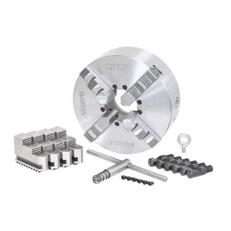 Mandrino a 4+4 griffe autocentrante di precisione Camlock FERVI M079A/320/D1-8 -2