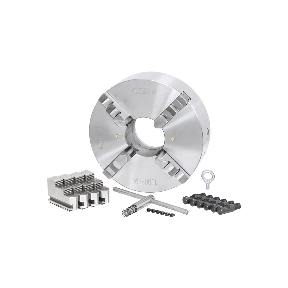 Mandrino a 4+4 griffe autocentrante di precisione Camlock FERVI M079A/400/D1-8 -2