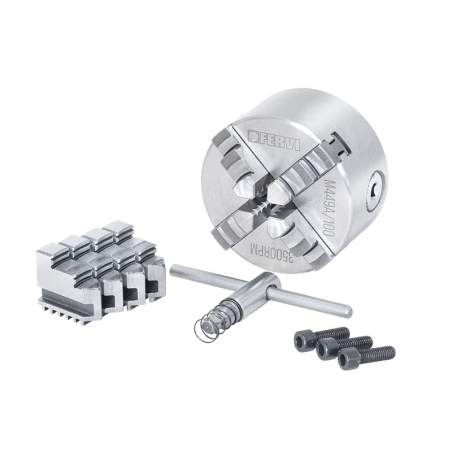 Mandrino a 4+4 griffe autocentrante di precisione FERVI M449A/100 -1
