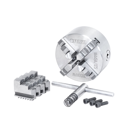 Mandrino a 4+4 griffe autocentrante di precisione FERVI M449A/125 -1