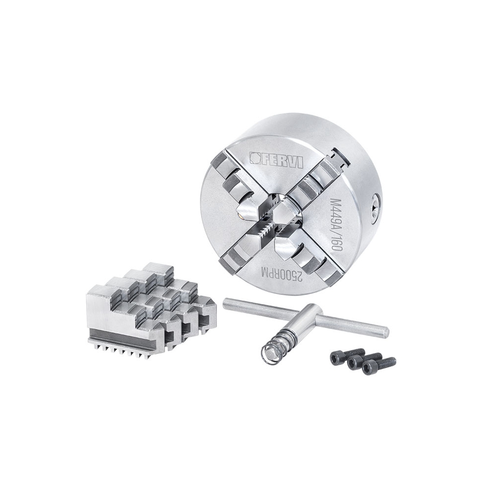 Mandrino a 4+4 griffe autocentrante di precisione FERVI M449A/160 -2