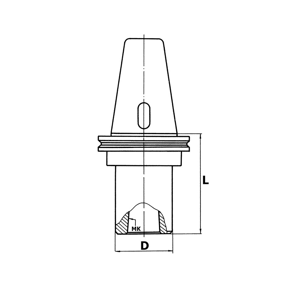 Mandrino porta punte FERVI 1/1D40 -2
