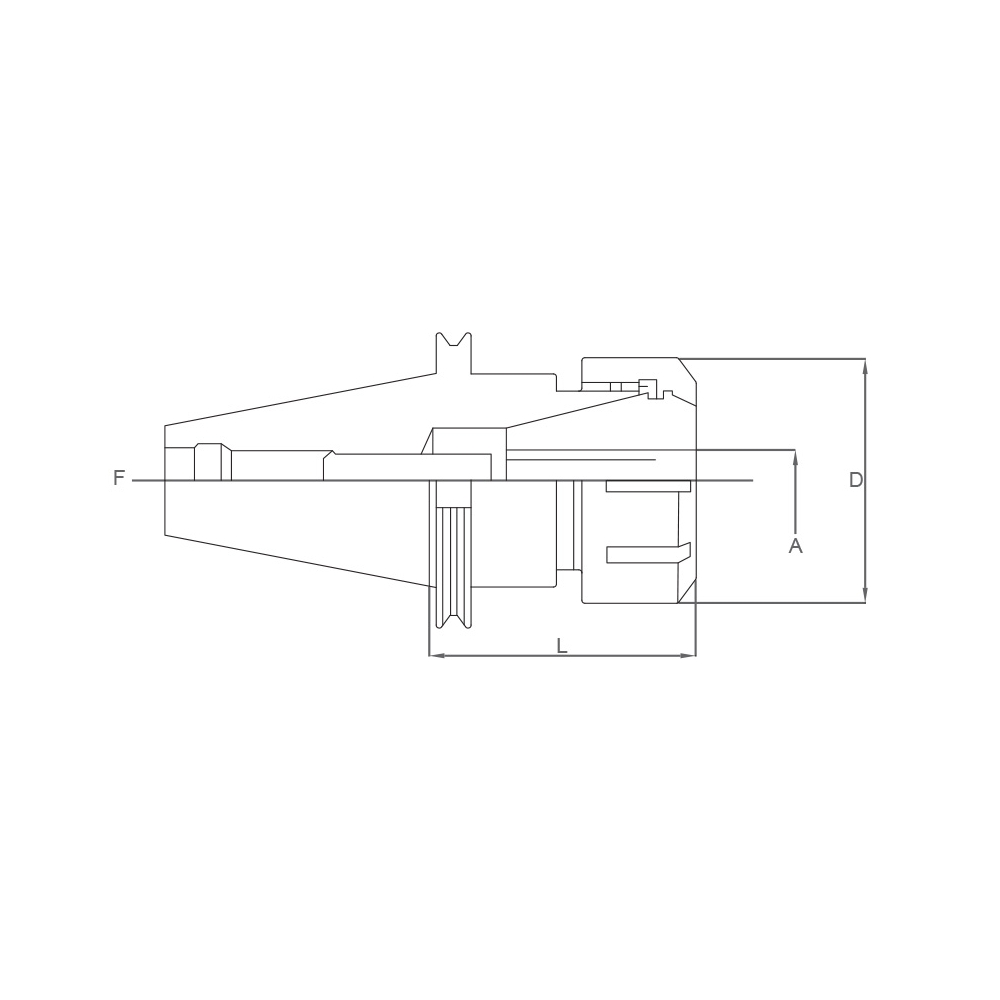 Porta pinza FERVI 3/A/40 da pinze ER 32 -3