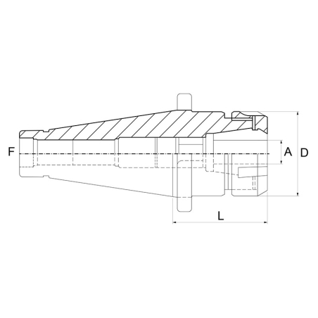 Porta pinza FERVI 3/B/40 con pinze ER 32 e equilibratura rpm 2000 -2