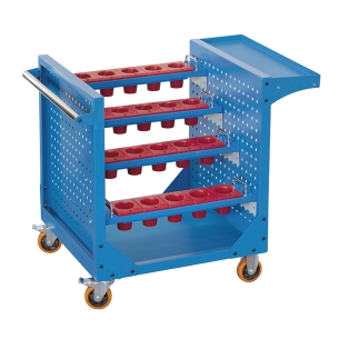 Carrello portaconi FERVI P450A con dimensioni 1080 x 656 x 830h mm e conicità ISO 50 -1