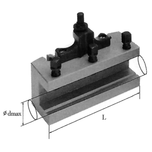 Porta utensili a sede prismatica FERVI T00A/B da d max 20 mm -1