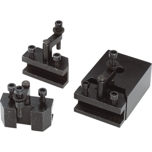 Torretta a cambio rapido FERVI T00A0 con altezza 30 mm, altezza utensile 12 mm e lunghezza 60 mm -1