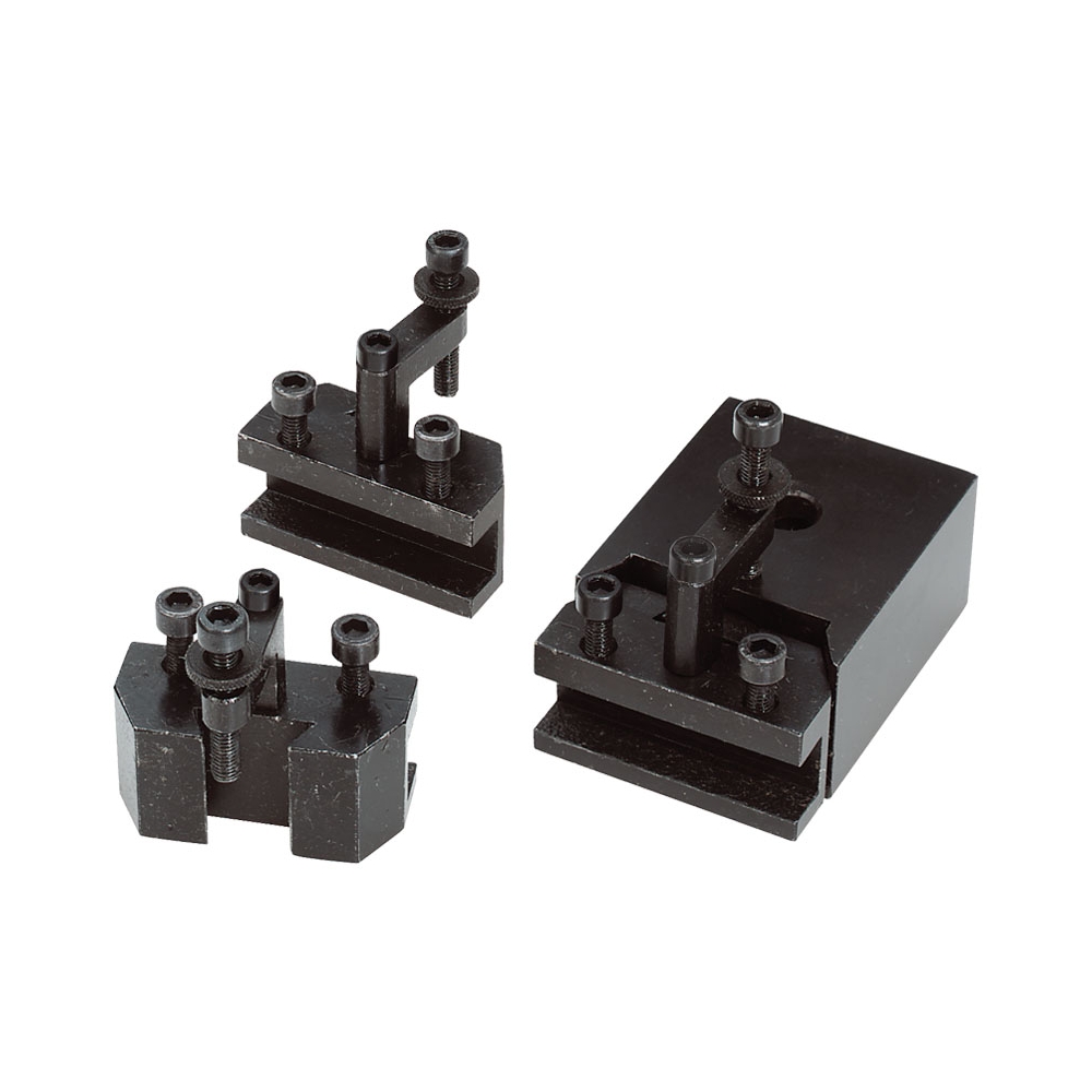 Torretta a cambio rapido FERVI T00A0 con altezza 30 mm, altezza utensile 12 mm e lunghezza 60 mm -2