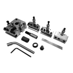 Torretta a cambio rapido FERVI T00A1 con altezza 37 mm, altezza utensile 12 mm e lunghezza 58 mm -1