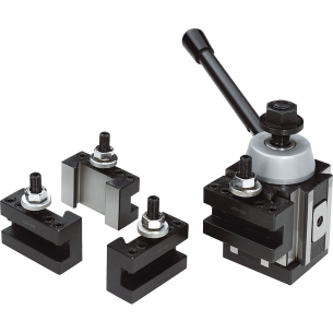 Torretta a cambio rapido FERVI T0AA con altezza utile 56 mm, altezza utensile 14 mm e lunghezza 57 mm -1