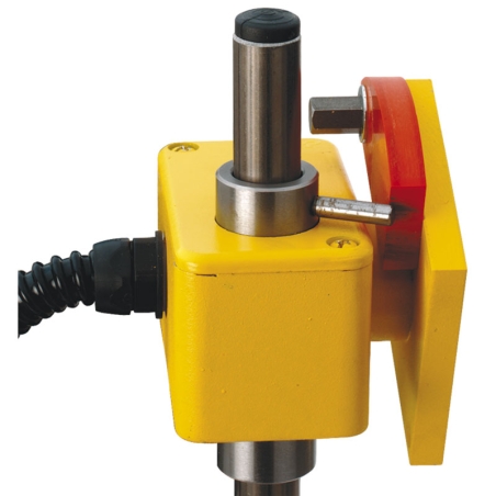 Protezione antinfortunistica per macchine utensili FERVI P101/300 con lunghezza albero 400 mm e schermo 150 x 350 H x L mm -2