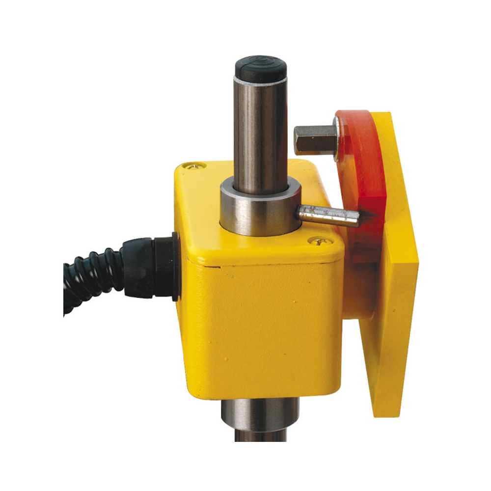 Protezione antinfortunistica per macchine utensili FERVI P101/400 con lunghezza albero 600 mm e schermo 200 x 500 H x L mm -2
