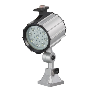 Lampada a led per macchine utensili FERVI 0531A con altezza 110 mm, alimentazione 24 V 13 W AC/DC e flusso luminoso 1800 lm -1