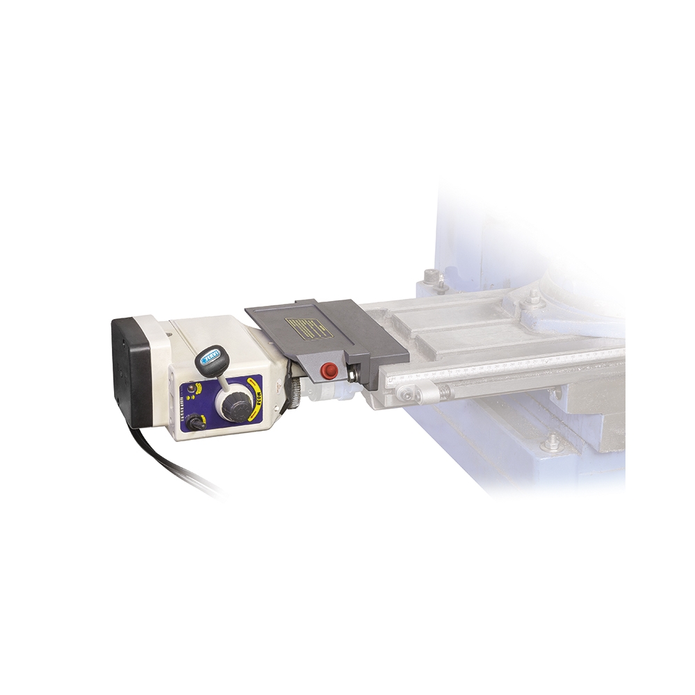 Avanzamento automatico per tavole a croce FERVI M038 con motore 230 V 50 Hz 100 W, velocità 0 ÷ 200 rpm e coppia max 5,1 Nm -3