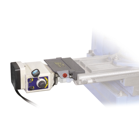 Avanzamento automatico per tavole a croce FERVI M038 con motore 230 V 50 Hz 100 W, velocità 0 ÷ 200 rpm e coppia max 5,1 Nm -3