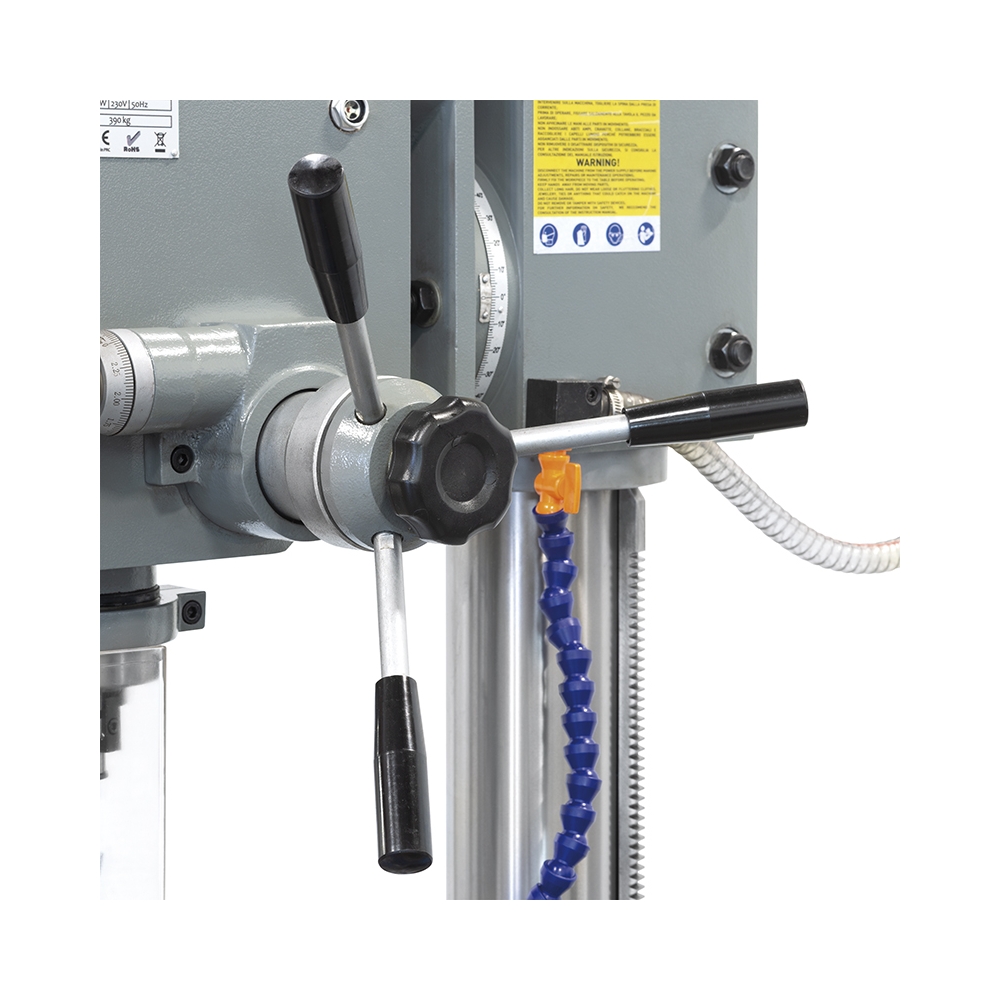 Trapano fresa ad ingranaggi FERVI T047/400V con foratura Ø 32/40 mm -4