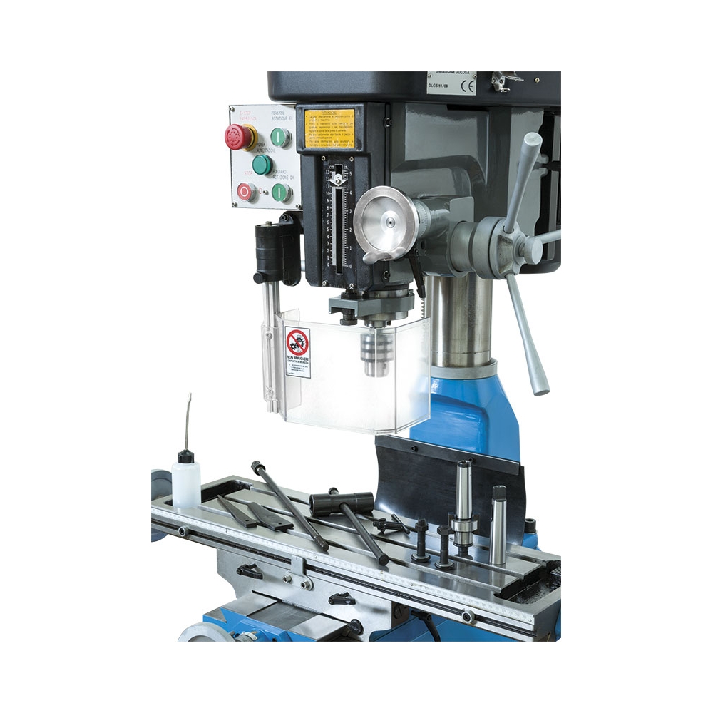 Trapano fresa da banco FERVI T046 con foratura 32 mm -3