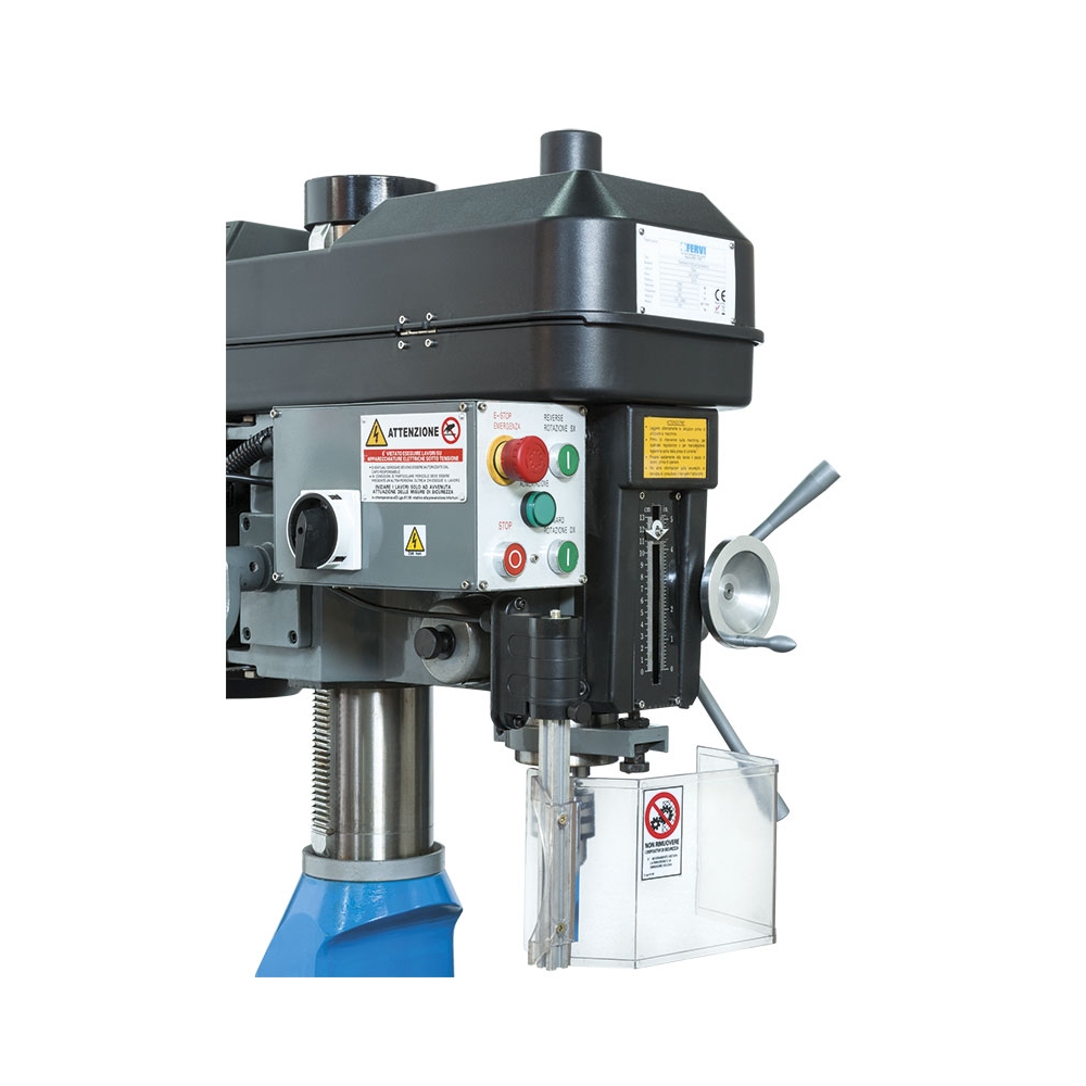 Trapano fresa da banco FERVI T046 con foratura 32 mm -4