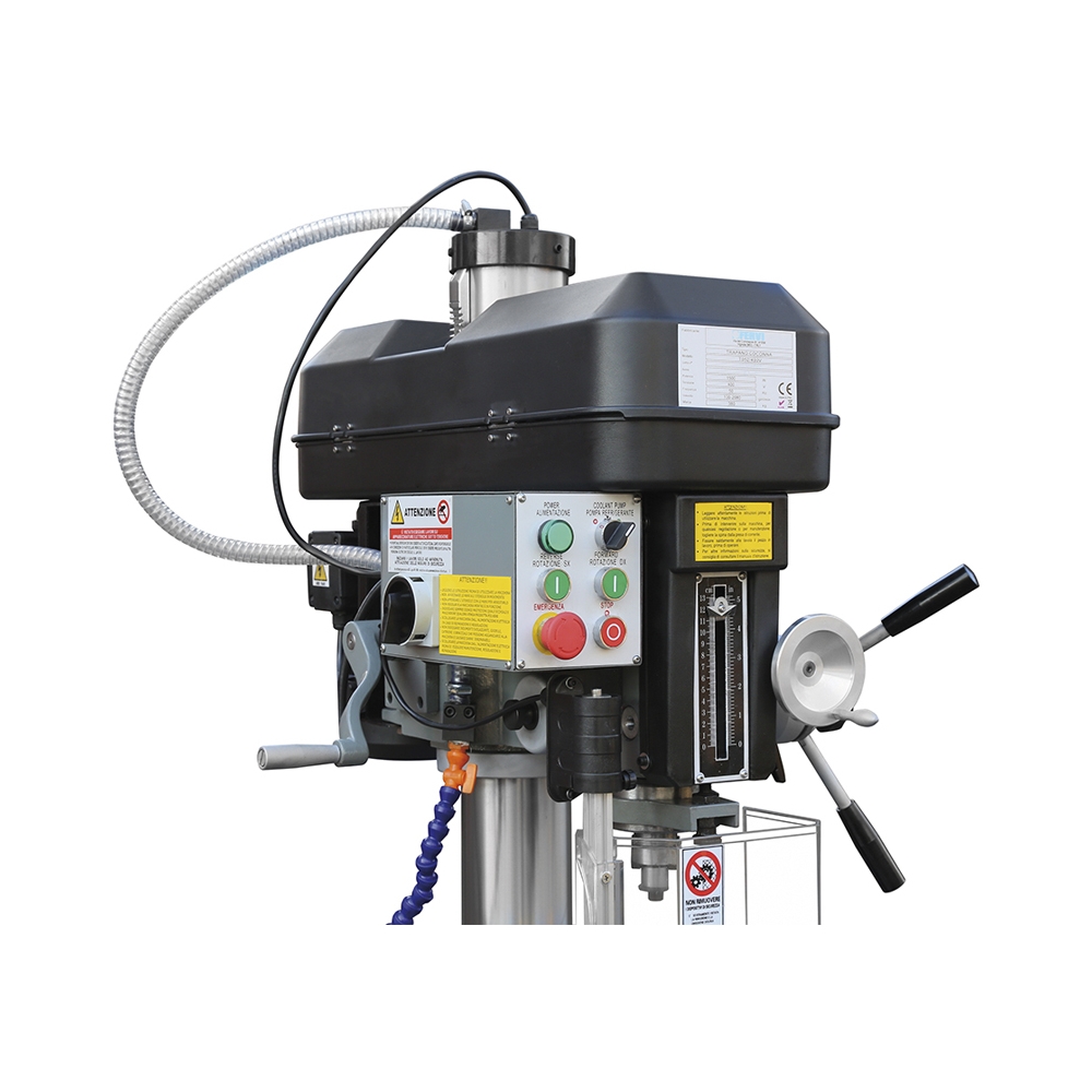 Trapano fresa a colonna FERVI T052/400V con foratura 32 mm -2