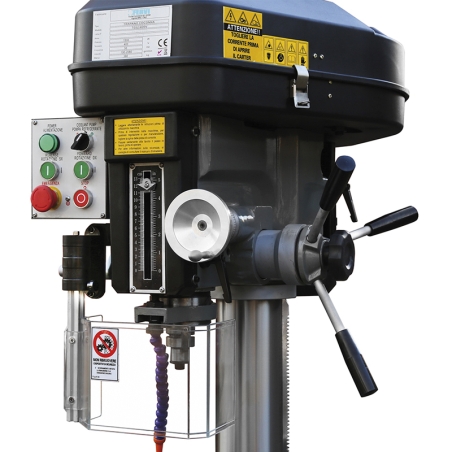Trapano fresa a colonna FERVI T052/400V con foratura 32 mm -4