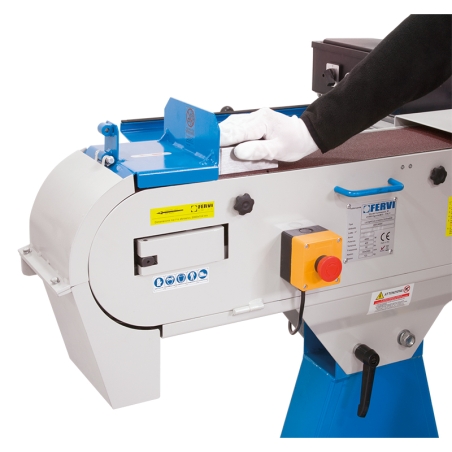 Levigatrice a nastro inclinabile FERVI 0691/400V con motore 400 V 50 Hz 4 kW -3