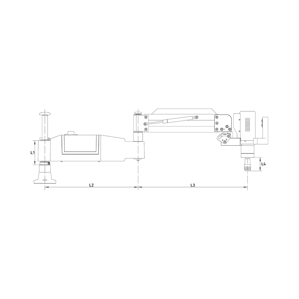 Maschiatrice elettrica FERVI M037/24 con filettature metriche M6 - M24 -2