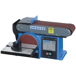 Levigatrice a nastro da banco inclinabile FERVI 0505 con motore 230 V -1