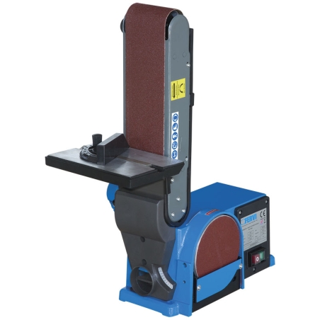 Levigatrice a nastro da banco inclinabile FERVI 0505 con motore 230 V -2