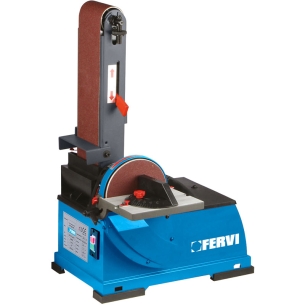 Levigatrice a nastro da banco inclinabile FERVI 0523 con motore 230 V -1