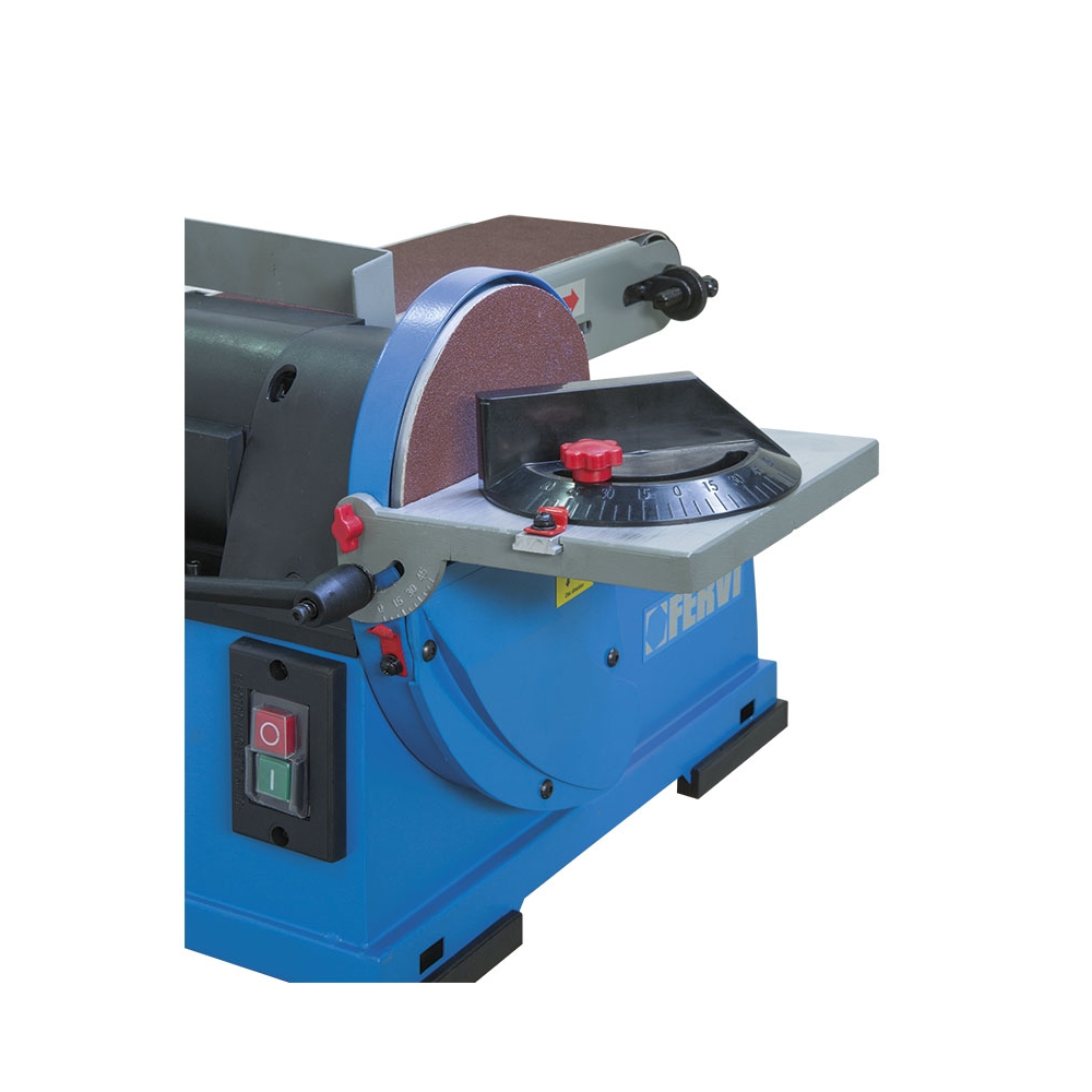 Levigatrice a nastro da banco inclinabile FERVI 0523 con motore 230 V -3