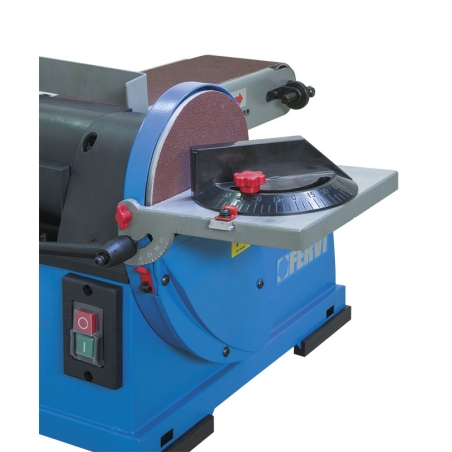 Levigatrice a nastro da banco inclinabile FERVI 0523 con motore 230 V -3