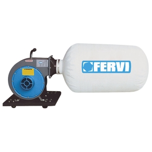 Aspiratore portatile carrellato FERVI 0495 con capacità filtrante 30 micron -1