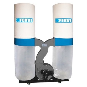 Aspiratore per trucioli carrellato FERVI 0496 con capacità filtrante 2,5 micron -1