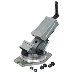 Morsa a macchina inclinabile con base girevole 360° FERVI M530/100 - apertura 90 mm -1