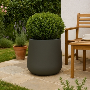 Portavaso da giardino a Goccia alto 55cm Cromia - Monacis -4