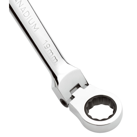 FERVI Serie 12 Chiavi Combinate a Cricchetto Snodato 8-19mm