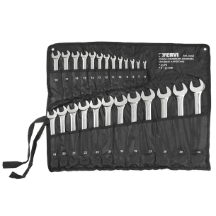 FERVI Serie 25 Chiavi Combinate Cromate Lucide 6-32mm