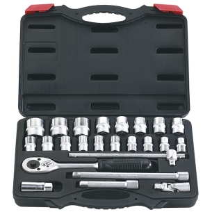 FERVI Serie Chiavi a Bussola 1/2" 10-32mm con Cricchetto
