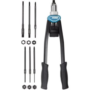 FERVI Rivettatrice a Doppia Leva per Inserti M3-M12
