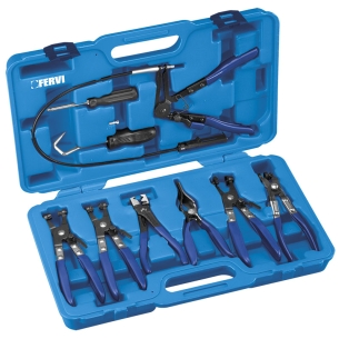 FERVI Serie Pinze per Fascette Auto Set Professionale