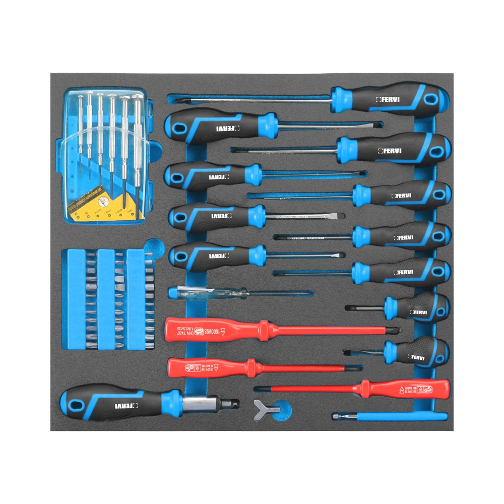 FERVI Carrello Porta Utensili 7 Cassetti Mod. C960C3C