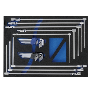 FERVI Serie Chiavi a T Bussola Snodata 7-19mm Mod. TM01/010