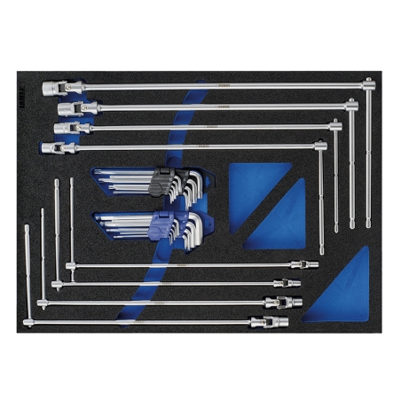 FERVI Serie Chiavi a T Bussola Snodata 7-19mm Mod. TM01/011