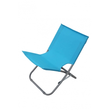 Spiaggina in acciaio con tessuto oxford 600d blu 49x43x32/55 cmEDENYA